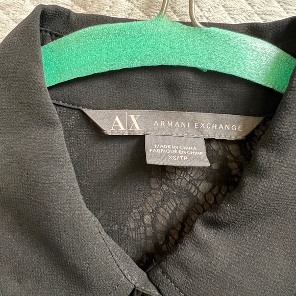 Armani Exchange lace button up - Picture 3 of 4